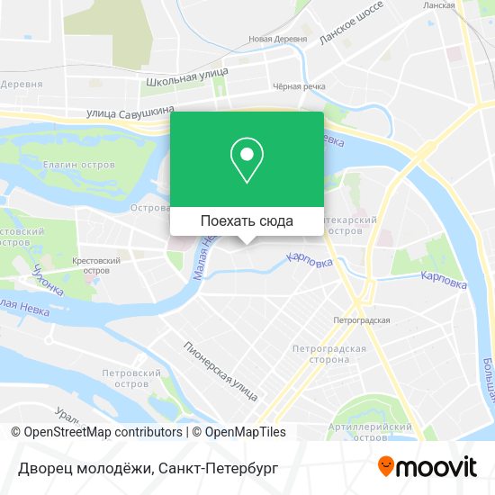 Карта Дворец молодёжи