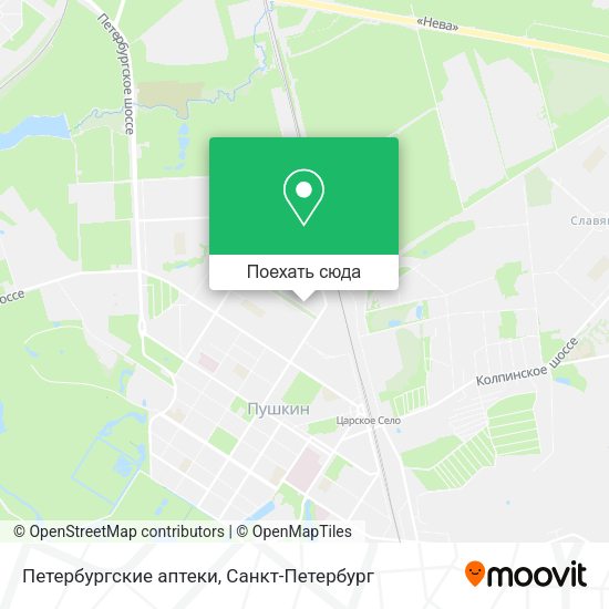 Карта Петербургские аптеки