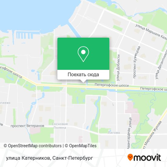 Карта улица Катерников