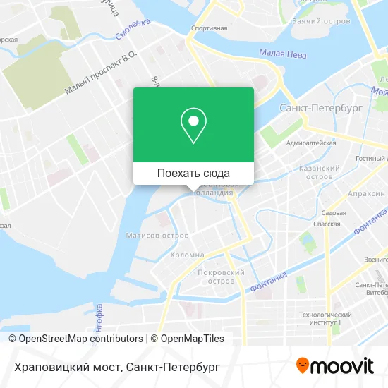 Карта Храповицкий мост