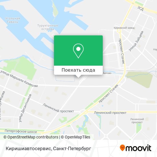 Карта Киришиавтосервис