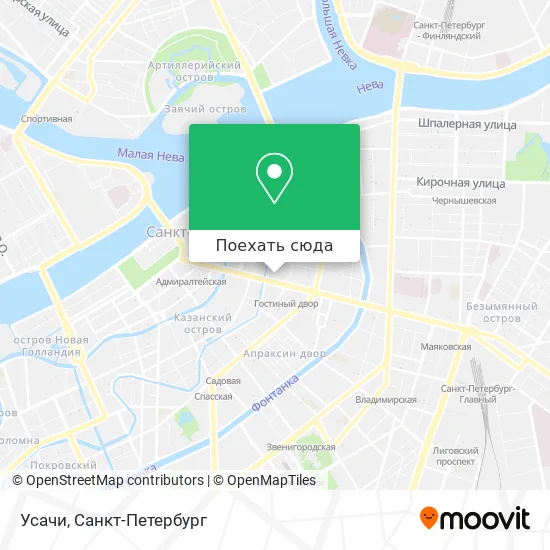 Карта Усачи