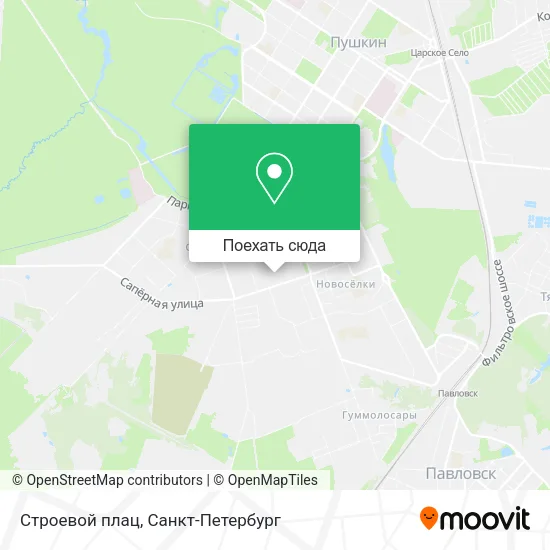 Карта Строевой плац