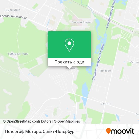 Карта Петергоф Моторс