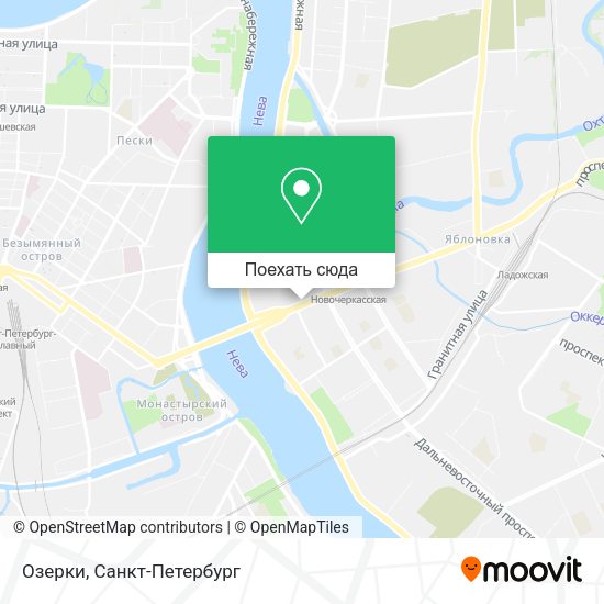 Карта Озерки