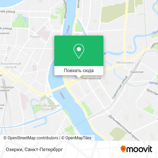 Карта Озерки