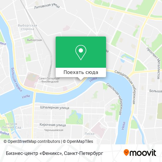 Карта Бизнес-центр «Феникс»