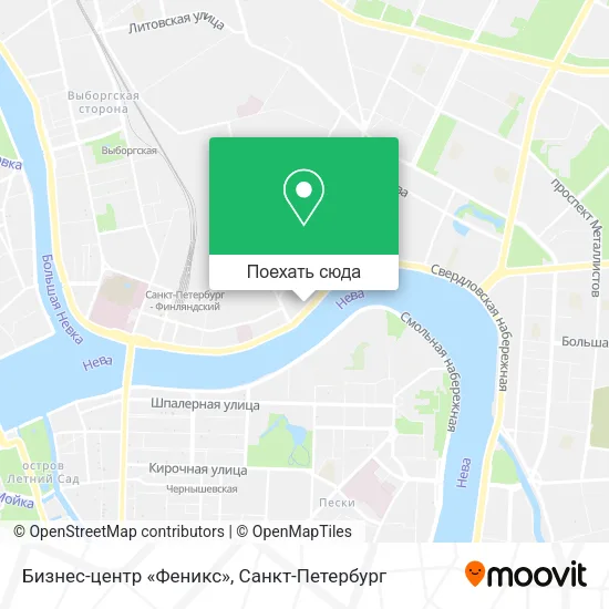 Карта Бизнес-центр «Феникс»