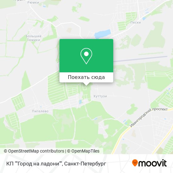 Карта КП ""Город на ладони""
