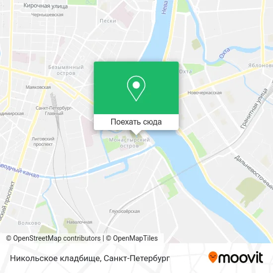 Карта Никольское кладбище