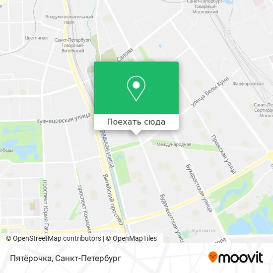 Карта Пятёрочка