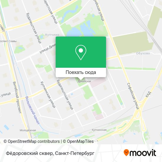 Карта Фёдоровский сквер