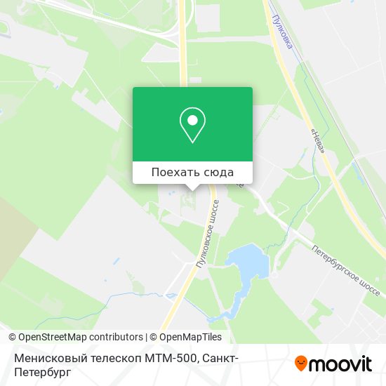 Карта Менисковый телескоп МТМ-500