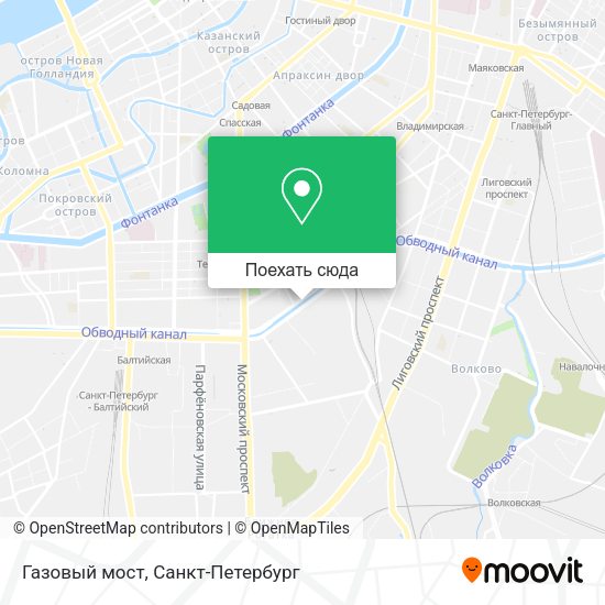 Карта Газовый мост