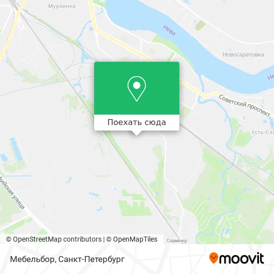 Карта Мебельбор