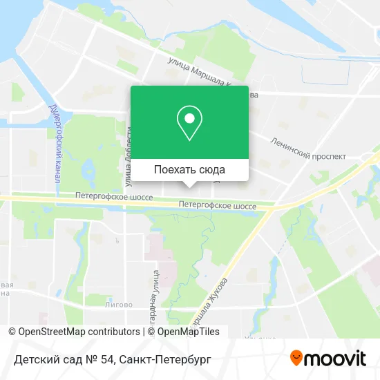 Карта Детский сад № 54