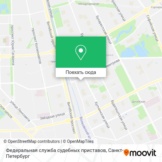 Карта Федеральная служба судебных приставов