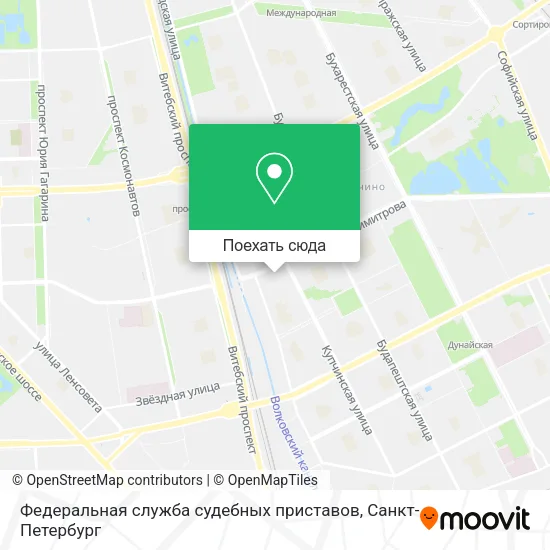 Карта Федеральная служба судебных приставов