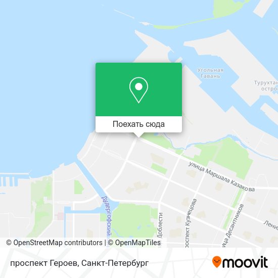 Карта проспект Героев