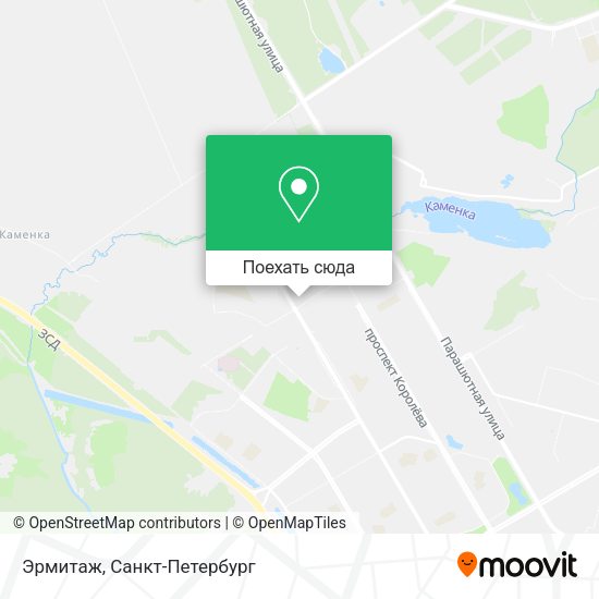 Карта Эрмитаж