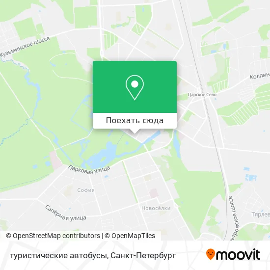 Карта туристические автобусы