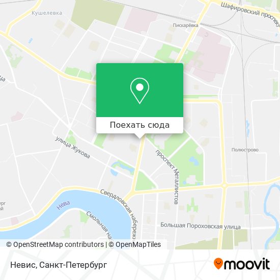 Карта Невис