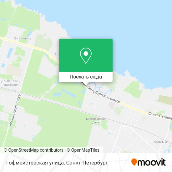 Карта Гофмейстерская улица