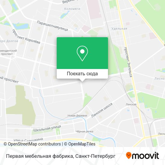 Карта Первая мебельная фабрика