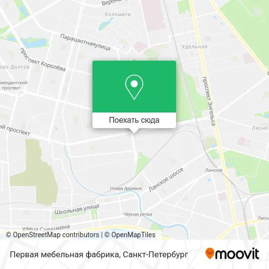 Карта Первая мебельная фабрика