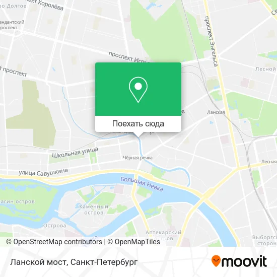 Карта Ланской мост