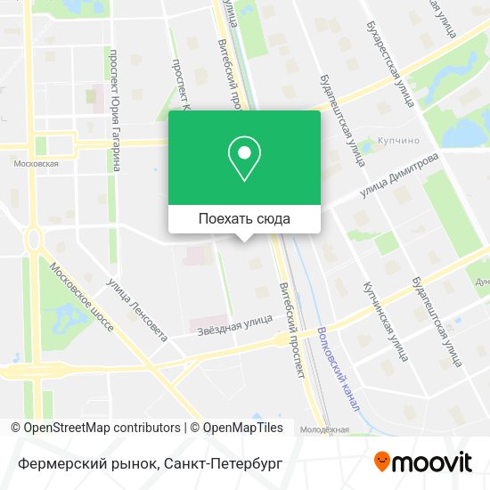 Карта Фермерский рынок