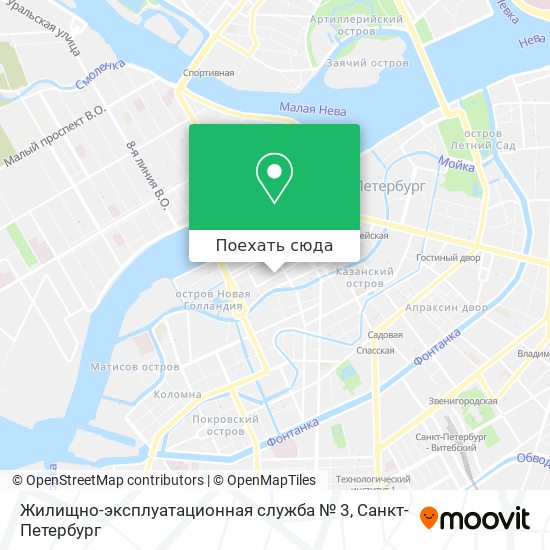 Карта Жилищно-эксплуатационная служба № 3
