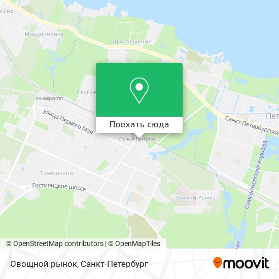 Карта Овощной рынок
