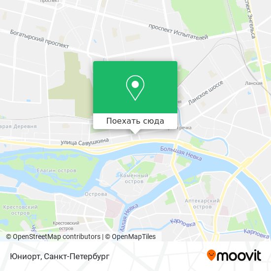 Карта Юниорт