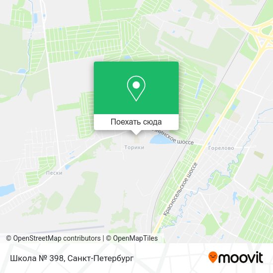 Карта Школа № 398