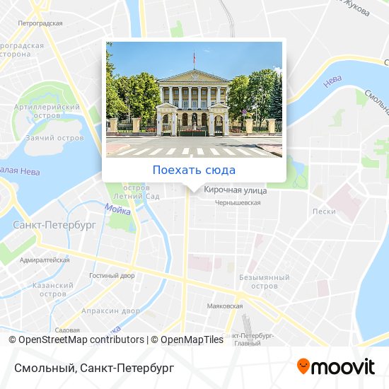 Карта Смольный