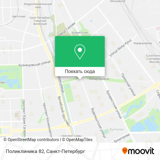 Карта Поликлиника 82