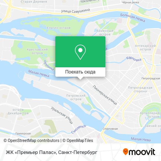 Карта ЖК «Премьер Палас»