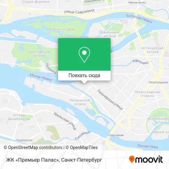 Карта ЖК «Премьер Палас»