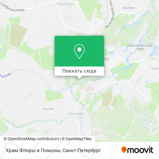 Карта Храм Флоры и Помоны