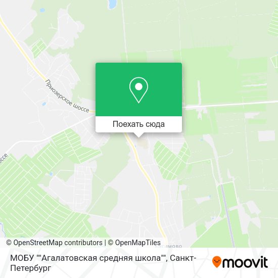 Карта МОБУ ""Агалатовская средняя школа""