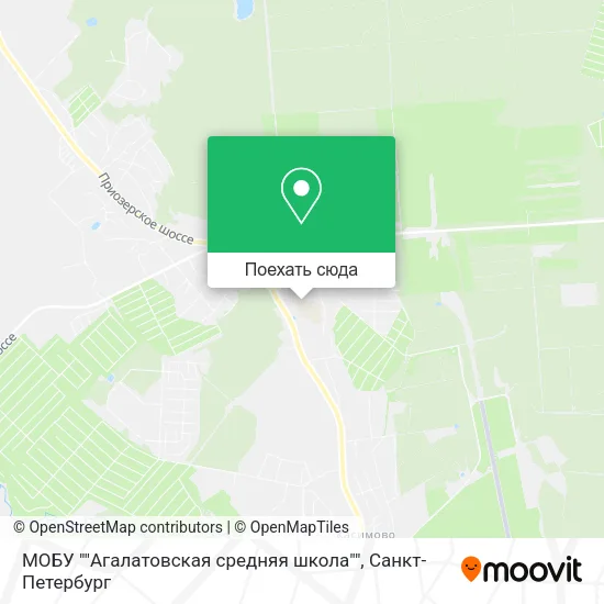 Карта МОБУ ""Агалатовская средняя школа""