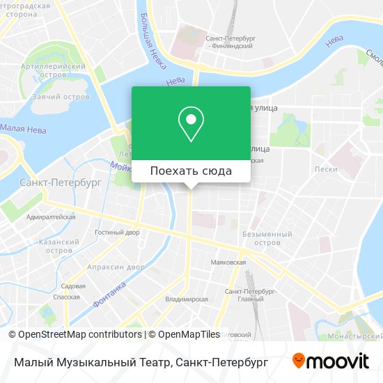 Карта Малый Музыкальный Театр