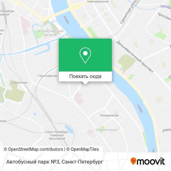 Карта Автобусный парк №3