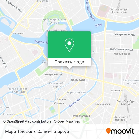 Карта Мэри Трюфель