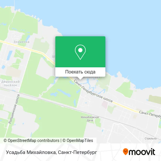 Карта Усадьба Михайловка