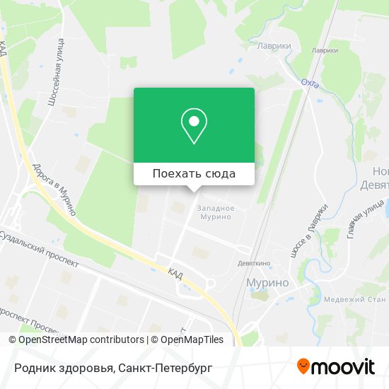 Карта Родник здоровья