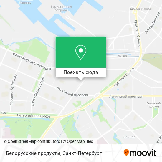 Карта Белорусские продукты