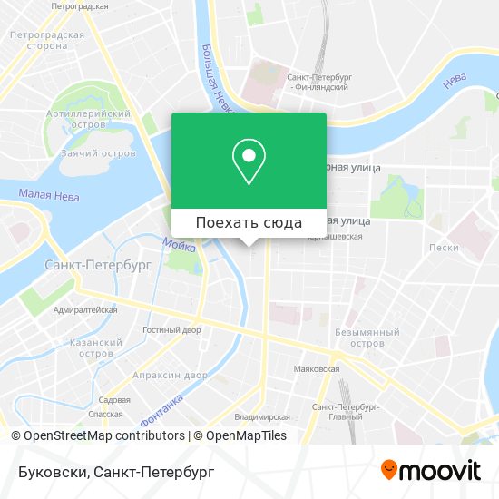 Карта Буковски