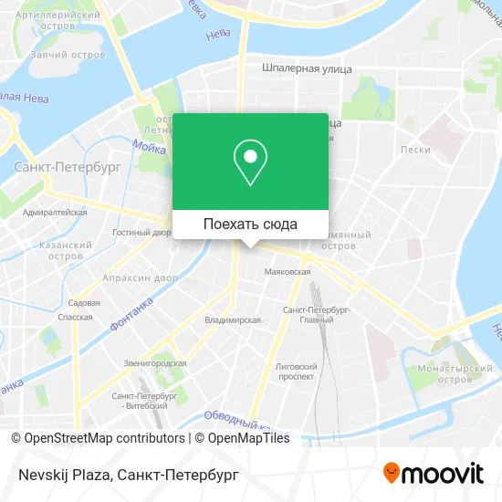 Карта Nevskij Plaza